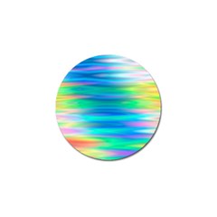 Wave Rainbow Bright Texture Golf Ball Marker (10 Pack) by Pakrebo