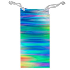 Wave Rainbow Bright Texture Jewelry Bag by Pakrebo