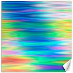 Wave Rainbow Bright Texture Canvas 16  x 16  15.2 x15.41  Canvas - 1