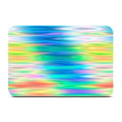 Wave Rainbow Bright Texture Plate Mats by Pakrebo