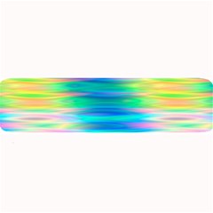 Wave Rainbow Bright Texture Large Bar Mats by Pakrebo