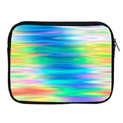 Wave Rainbow Bright Texture Apple Ipad 2/3/4 Zipper Cases by Pakrebo