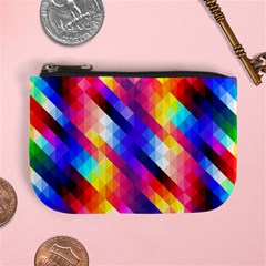 Abstract Background Colorful Pattern Mini Coin Purse by Pakrebo