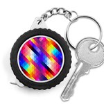 Abstract Background Colorful Pattern Measuring Tape Front