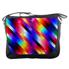 Abstract Background Colorful Pattern Messenger Bag by Pakrebo