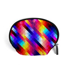 Abstract Background Colorful Pattern Accessory Pouch (small) by Pakrebo