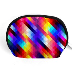 Abstract Background Colorful Pattern Accessory Pouch (medium) by Pakrebo