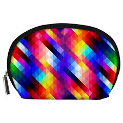 Abstract Background Colorful Pattern Accessory Pouch (large) by Pakrebo