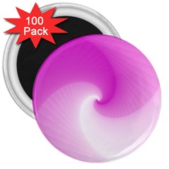 Abstract Spiral Pattern Background 3  Magnets (100 pack)