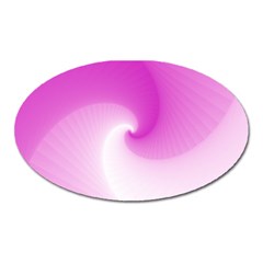 Abstract Spiral Pattern Background Oval Magnet by Pakrebo