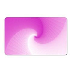 Abstract Spiral Pattern Background Magnet (Rectangular)