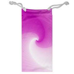 Abstract Spiral Pattern Background Jewelry Bag