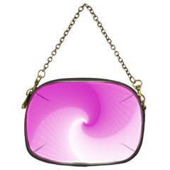 Abstract Spiral Pattern Background Chain Purse (Two Sides)