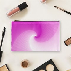 Abstract Spiral Pattern Background Cosmetic Bag (Medium)