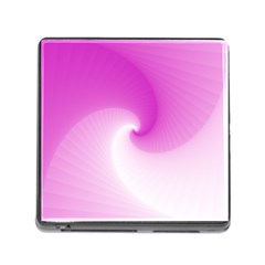 Abstract Spiral Pattern Background Memory Card Reader (Square 5 Slot)