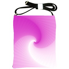 Abstract Spiral Pattern Background Shoulder Sling Bag