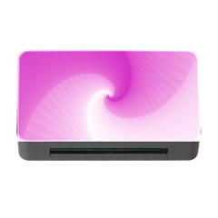 Abstract Spiral Pattern Background Memory Card Reader with CF