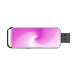 Abstract Spiral Pattern Background Portable USB Flash (Two Sides)