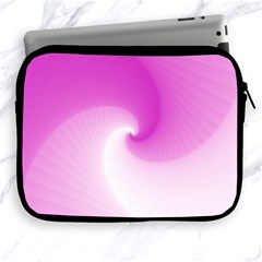 Abstract Spiral Pattern Background Apple iPad 2/3/4 Zipper Cases