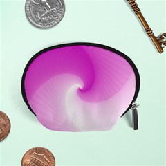 Abstract Spiral Pattern Background Accessory Pouch (Small)