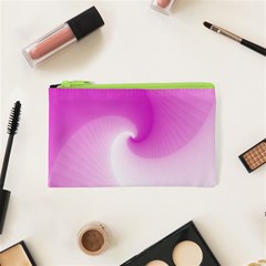 Abstract Spiral Pattern Background Cosmetic Bag (XS)