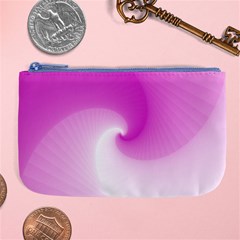 Abstract Spiral Pattern Background Large Coin Purse