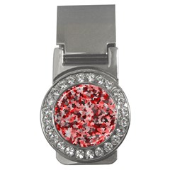 Black Red  Money Clips (cz)  by artifiart