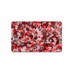 Black Red  Magnet (name Card) by artifiart