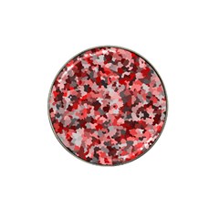 Black Red  Hat Clip Ball Marker by artifiart