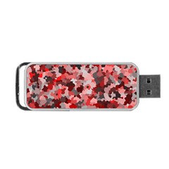 Black Red  Portable Usb Flash (one Side) by artifiart