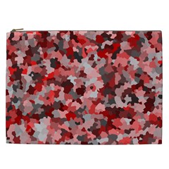 Black Red  Cosmetic Bag (xxl) by artifiart