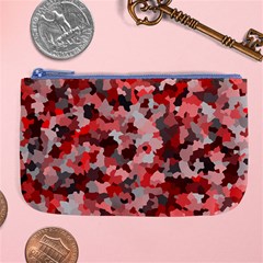 Black Red  Large Coin Purse by artifiart