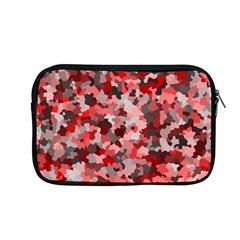 Black Red  Apple Macbook Pro 13  Zipper Case by artifiart