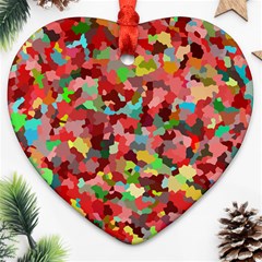 Redy Heart Ornament (two Sides) by artifiart