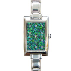 Plega Rectangle Italian Charm Watch by artifiart