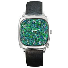 Plega Square Metal Watch by artifiart