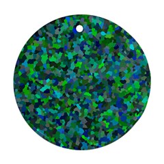 Plega Round Ornament (two Sides) by artifiart