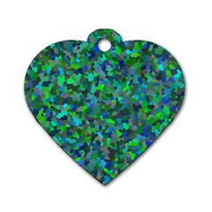 Plega Dog Tag Heart (one Side) by artifiart