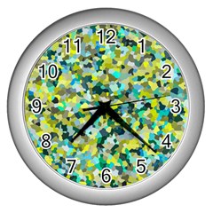 Lovely Wall Clock (silver) by artifiart