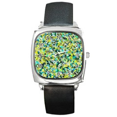 Lovely Square Metal Watch by artifiart