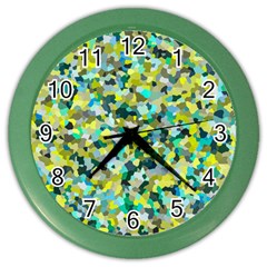 Lovely Color Wall Clock by artifiart