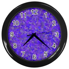 Blur Wall Clock (black) by artifiart