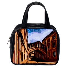 Street Architecture Building Classic Handbag (one Side) by Pakrebo