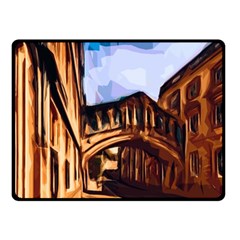 Street Architecture Building Fleece Blanket (small) by Pakrebo