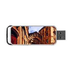 Street Architecture Building Portable Usb Flash (one Side) by Pakrebo