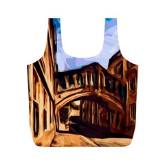 Street Architecture Building Full Print Recycle Bag (m) by Pakrebo