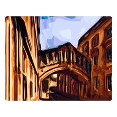 Street Architecture Building Double Sided Flano Blanket (large)  by Pakrebo