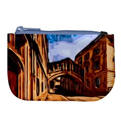 Street Architecture Building Large Coin Purse by Pakrebo