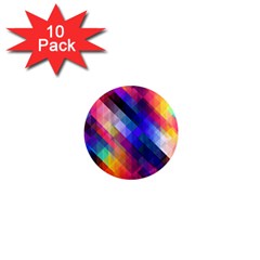 Abstract Background Colorful Pattern 1  Mini Magnet (10 pack) 