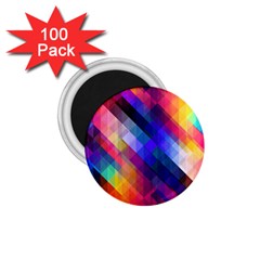 Abstract Background Colorful Pattern 1.75  Magnets (100 pack) 